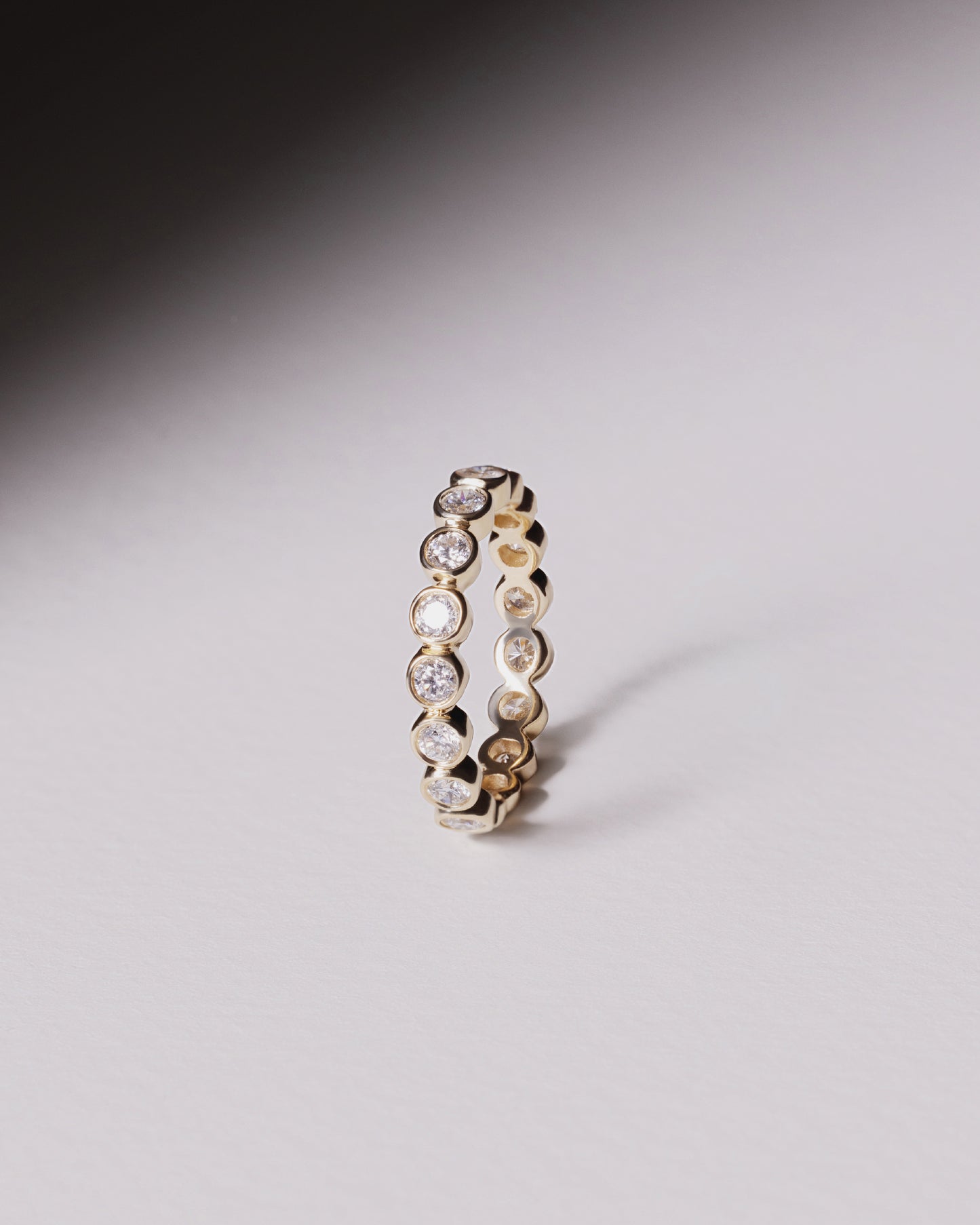 1 carat Bezel Eternity Band (Rose gold)
