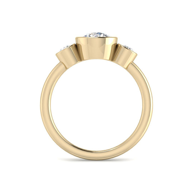 Round Bezel Trilogy (Yellow Gold)