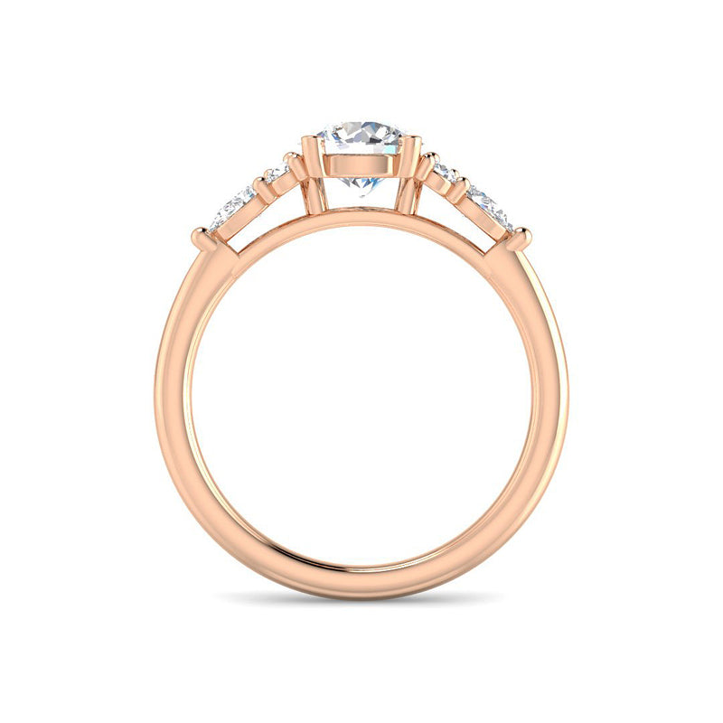 Round Trilogy w. Round and Pears (Rose Gold)
