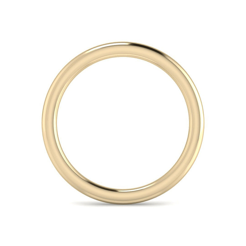 Classic Round Wedding Band 1.8mm (Yellow Gold)