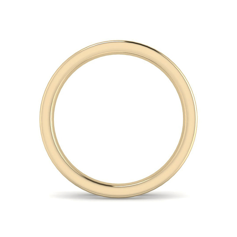 Channel Pavé Eternity Band (Yellow Gold)