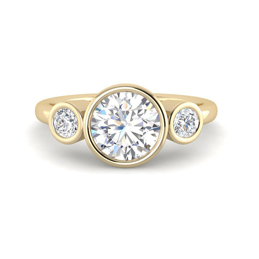 Round Bezel Trilogy (Yellow Gold)