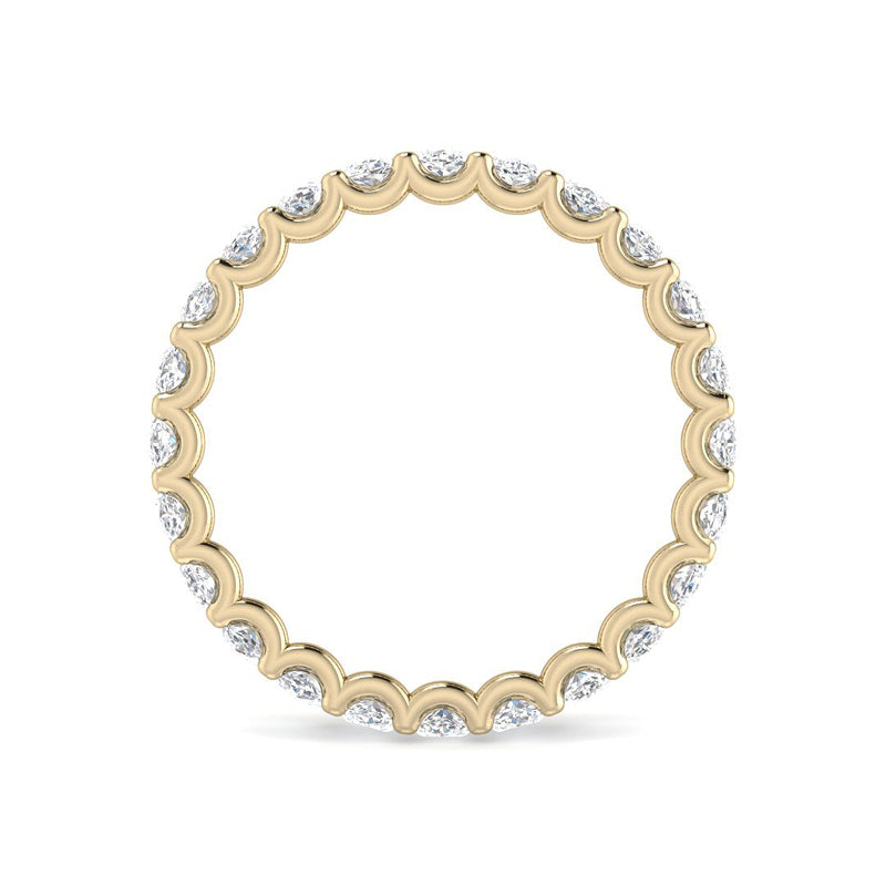 Oval Eternity Band (Yellow Gold)