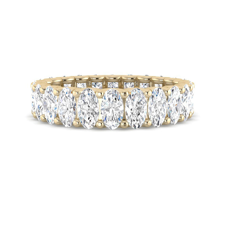Oval Eternity Band (Yellow Gold)