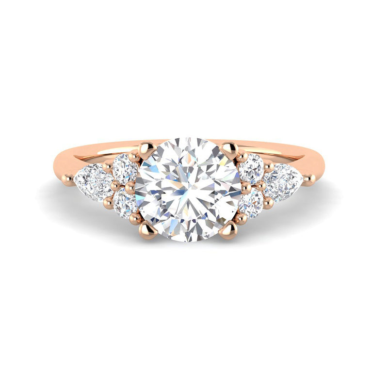Round Trilogy w. Round and Pears (Rose Gold)