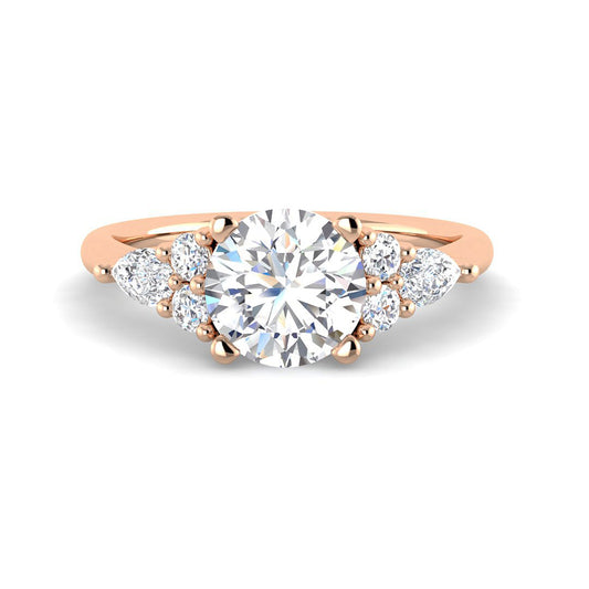 Round Trilogy w. Round and Pears (Rose Gold)