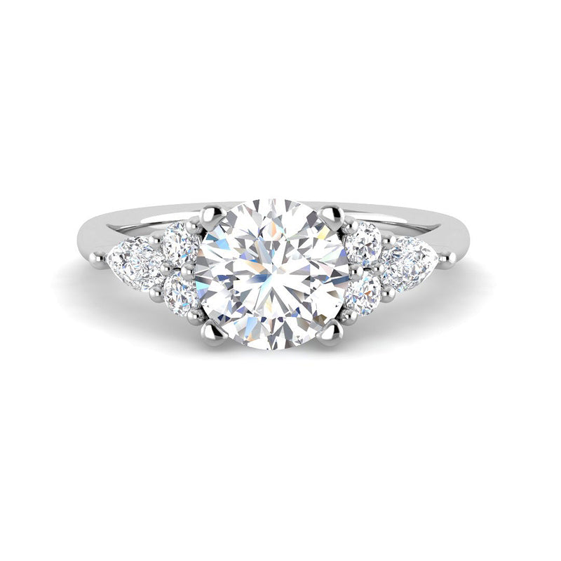 Round Trilogy w. Round and Pears (White Gold)