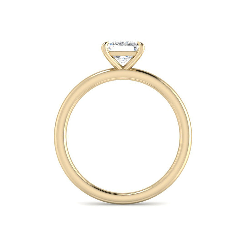 Princess Solitaire Classic Setting (Yellow Gold)