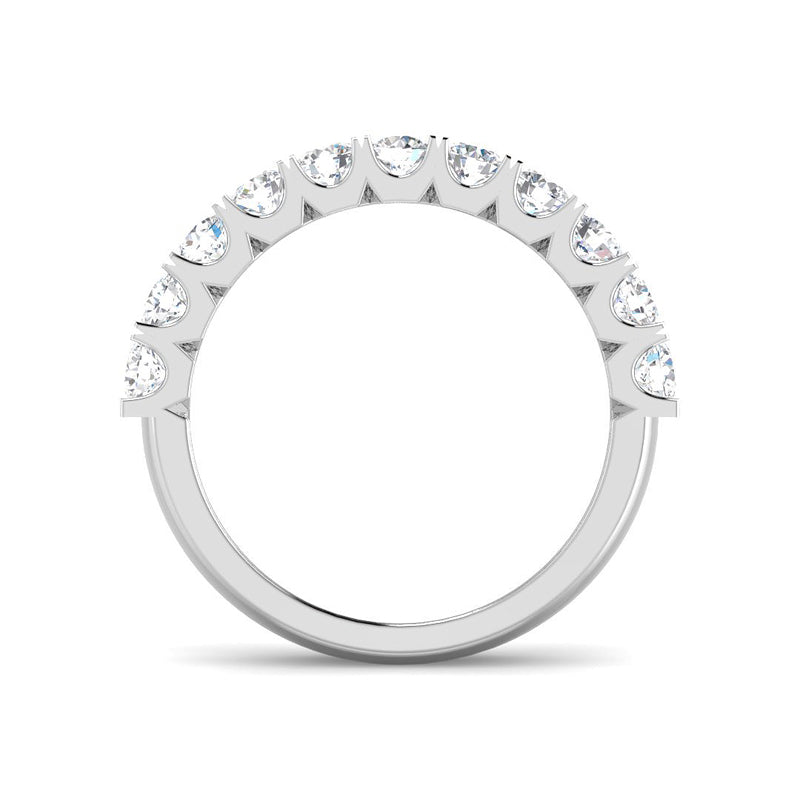 Half-Eternity Band (White Gold)